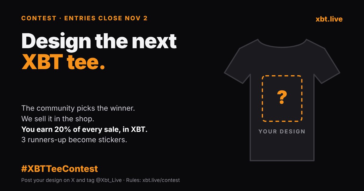 XBT Tee Contest