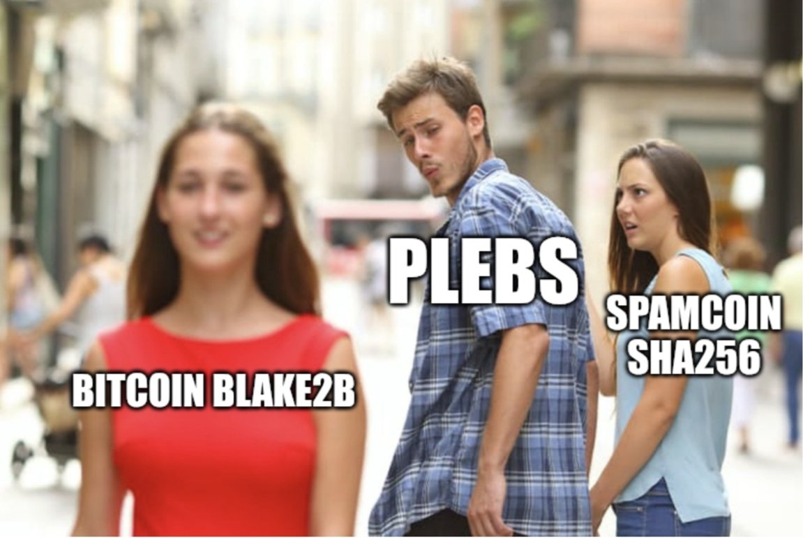 SHA256 Plebs Be Like (@Eris_The_Red)
